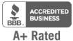 BBB Accredited Business A+ Rated